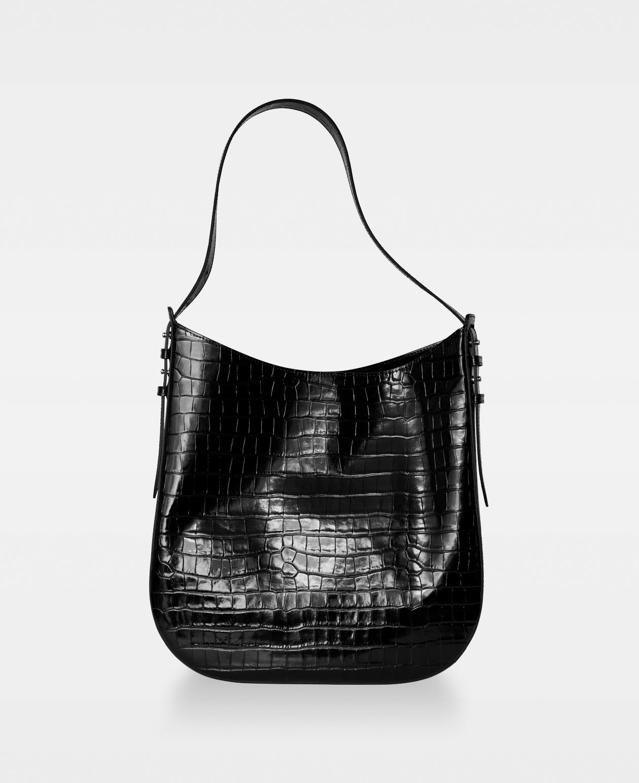 DECADENT COPENHAGEN FARRAH hobo bag Crossbody Bags Croco Black