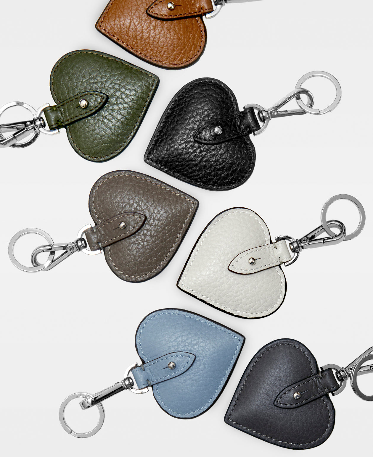 DECADENT COPENHAGEN HEART key ring Key Rings Apricot Orange