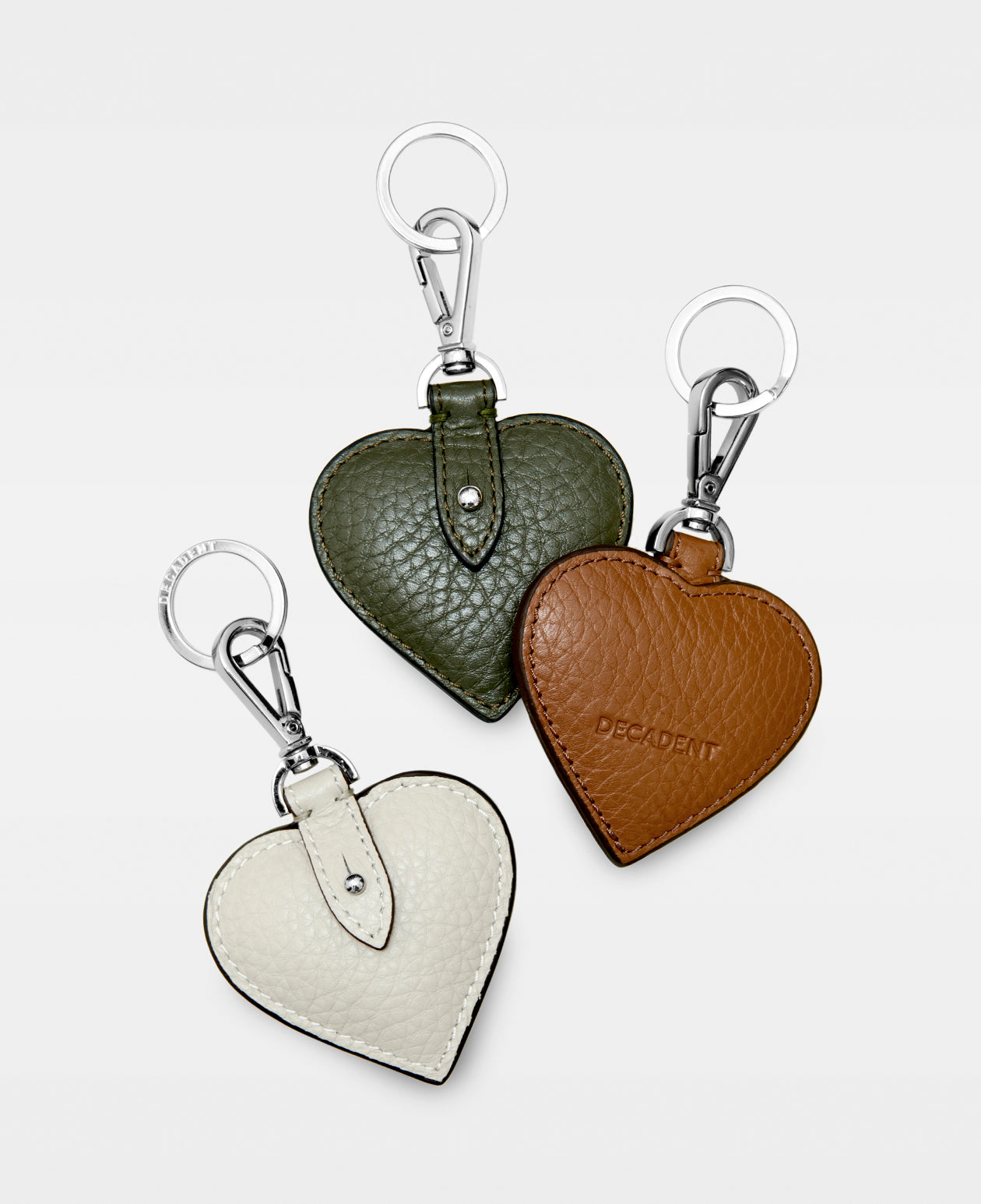 DECADENT COPENHAGEN HEART key ring Key Rings Apricot Orange