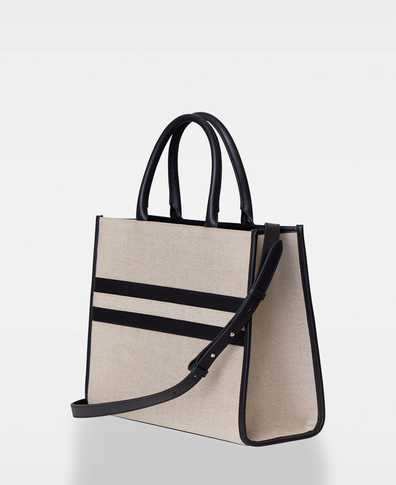 DECADENT COPENHAGEN WILLOW canvas tote Tote Bags Black