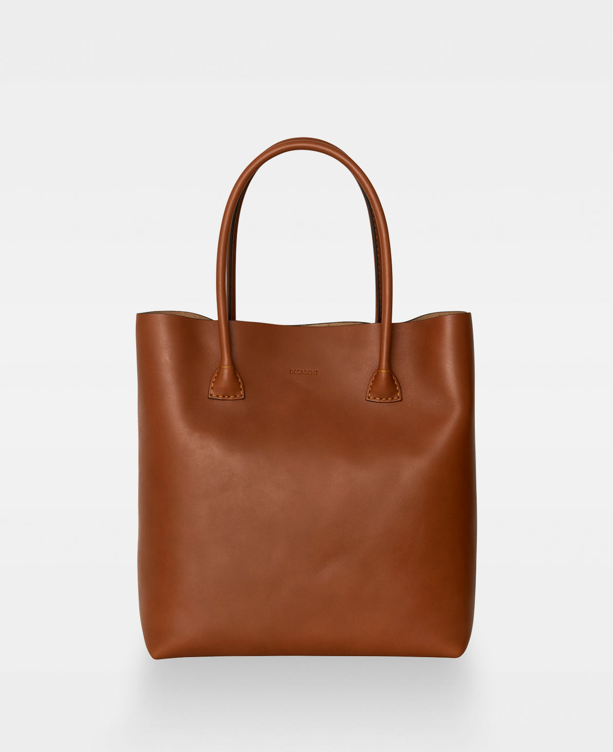 DECADENT COPENHAGEN ELSA plain tote Tote Bags Cognac 