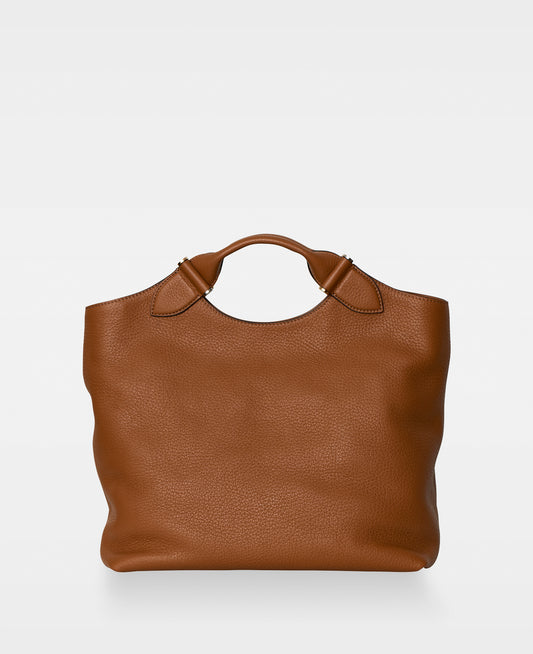 DECADENT COPENHAGEN STELLA big tote Tote Bags Cognac