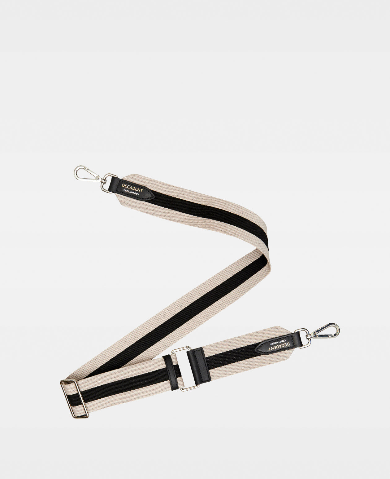 DECADENT COPENHAGEN TWO TONE canvas strap Straps Black