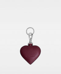 HEART key ring - Bordeaux