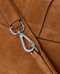 CATHRINE working shoulder bag - Suede Cognac