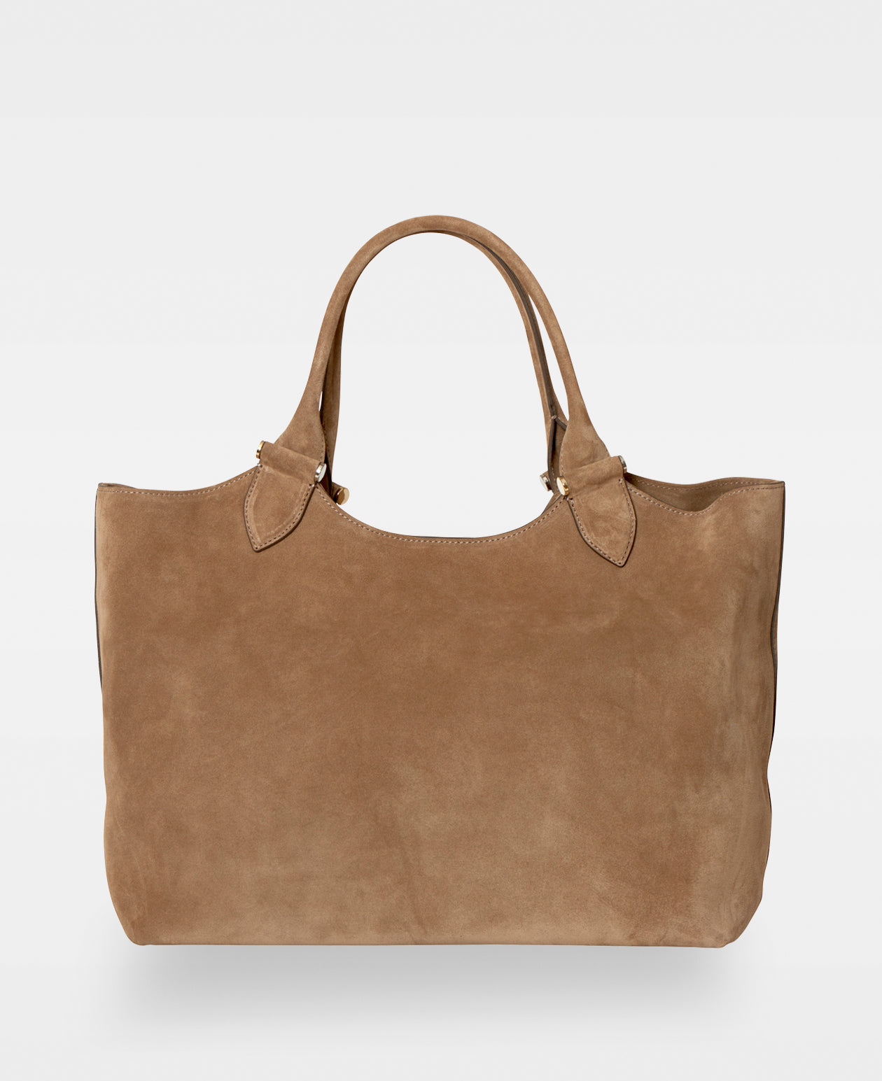 ELOUISE big tote - Suede Tan