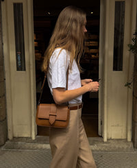 APRIL small crossbody bag - Cognac