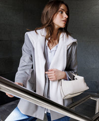 DECADENT COPENHAGEN CALLY box bag Top Handle Bags Oat