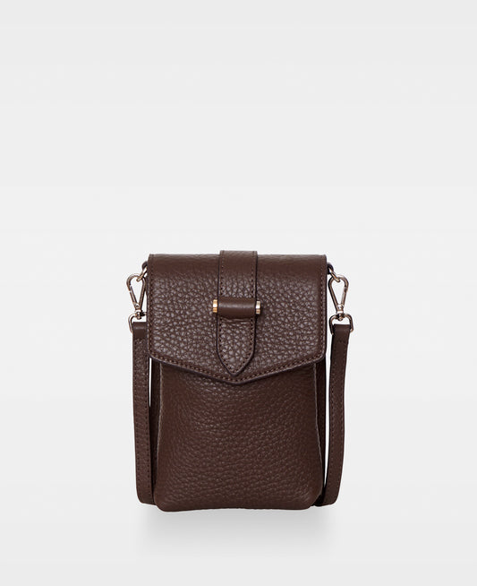 DECADENT COPENHAGEN GINA mobile crossbody bag Crossbody Bags Mocha