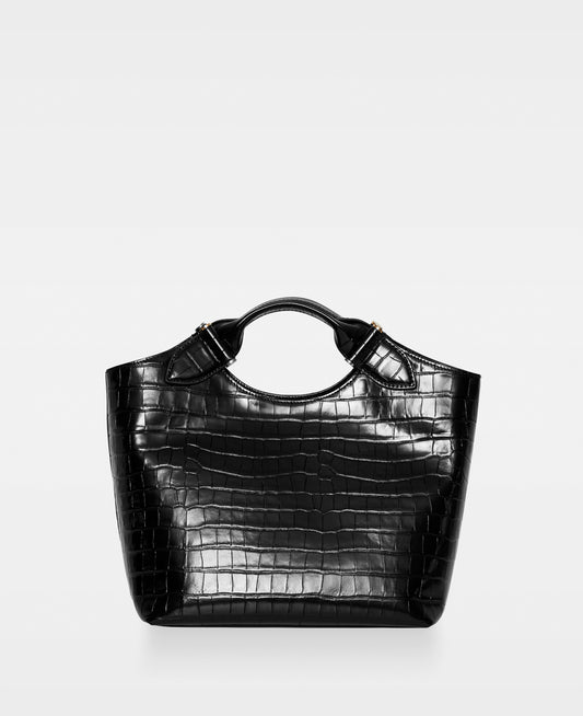 DECADENT COPENHAGEN TEDDY tote Tote Bags Croco Black