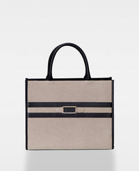 DECADENT COPENHAGEN WILLOW canvas tote Tote Bags Black