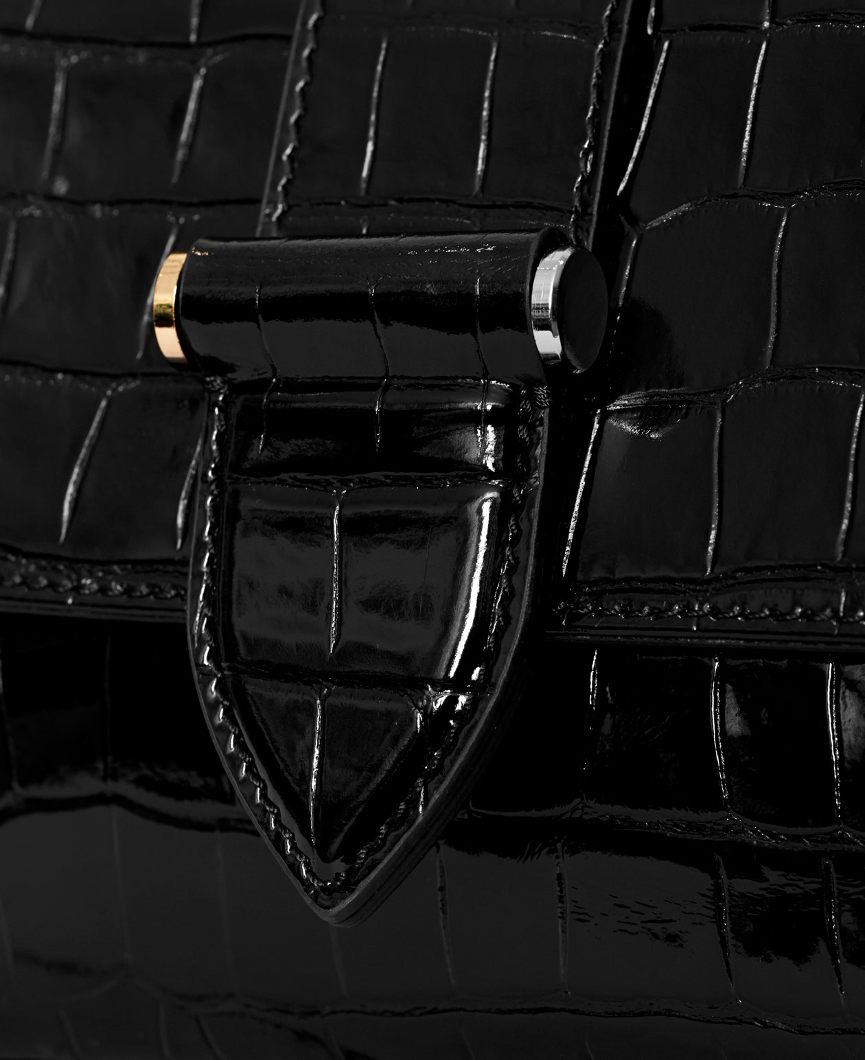 DECADENT COPENHAGEN APRIL small crossbody bag Crossbody Bags Croco Black