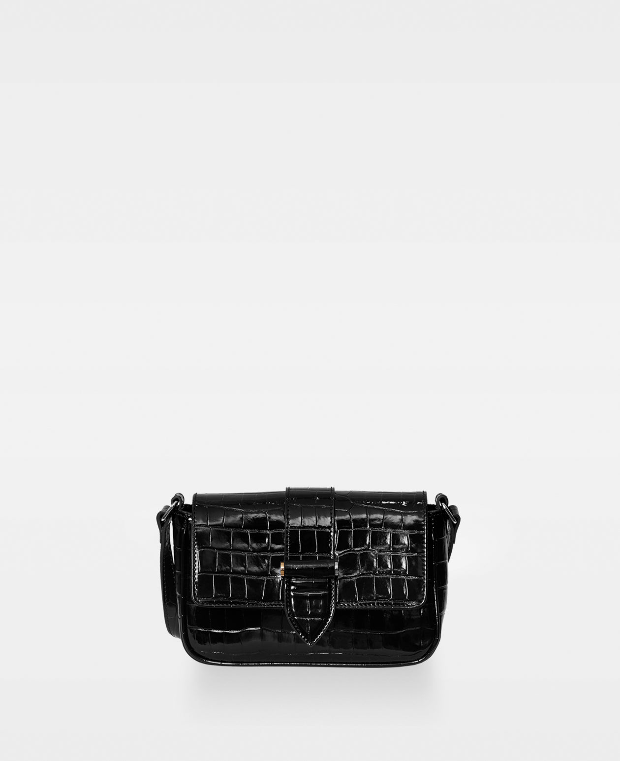 DECADENT COPENHAGEN APRIL small crossbody bag Crossbody Bags Croco Black