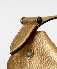 DECADENT COPENHAGEN CALLY box bag Top Handle Bags Gold Metallic