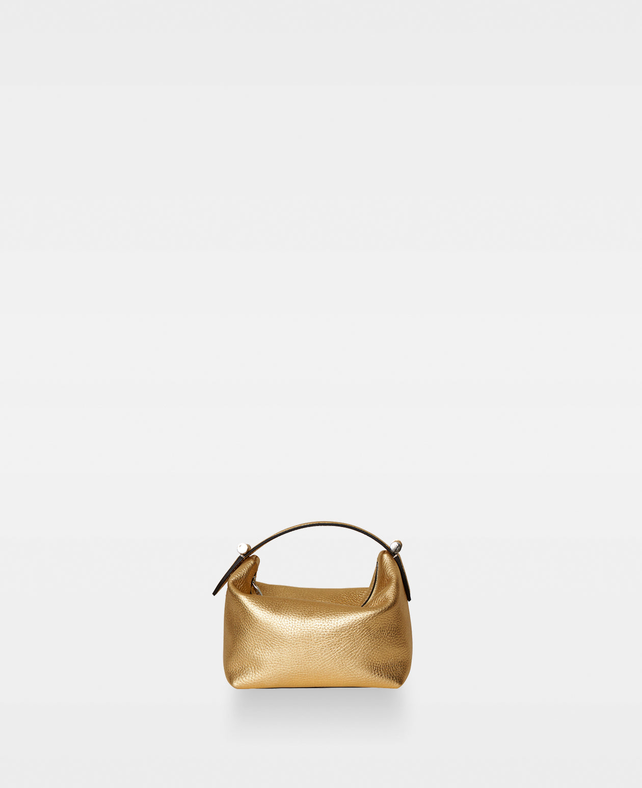 DECADENT COPENHAGEN CALLY box bag Top Handle Bags Gold Metallic