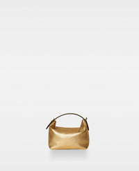 DECADENT COPENHAGEN CALLY box bag Top Handle Bags Gold Metallic