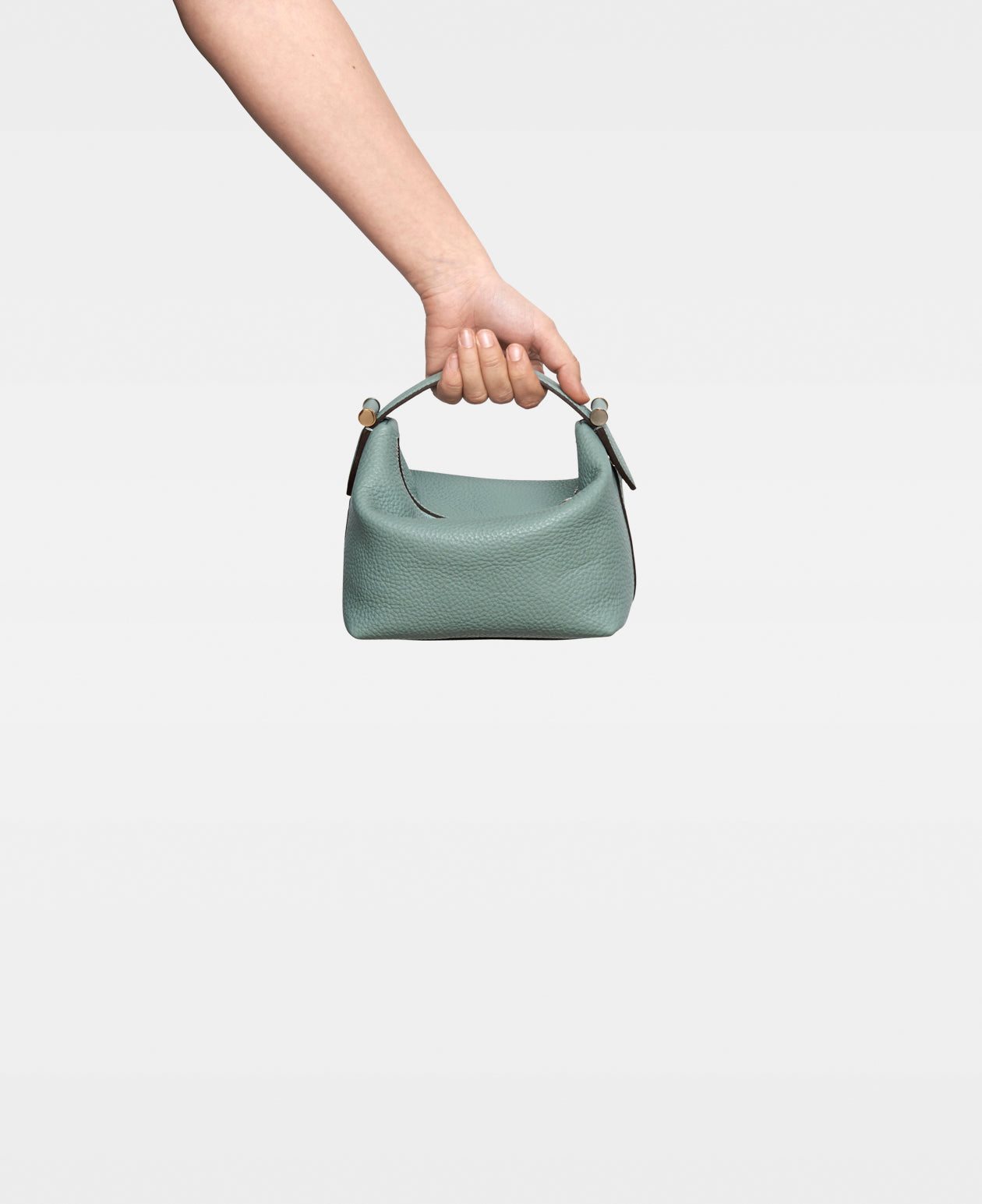 DECADENT COPENHAGEN CALLY box bag Top Handle Bags Thyme Green