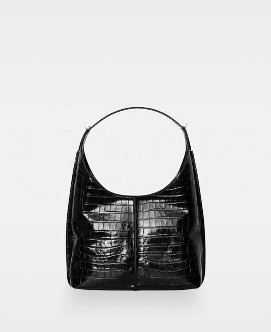 DECADENT COPENHAGEN CAROL small shoulder bag Shoulder Bags Croco Black