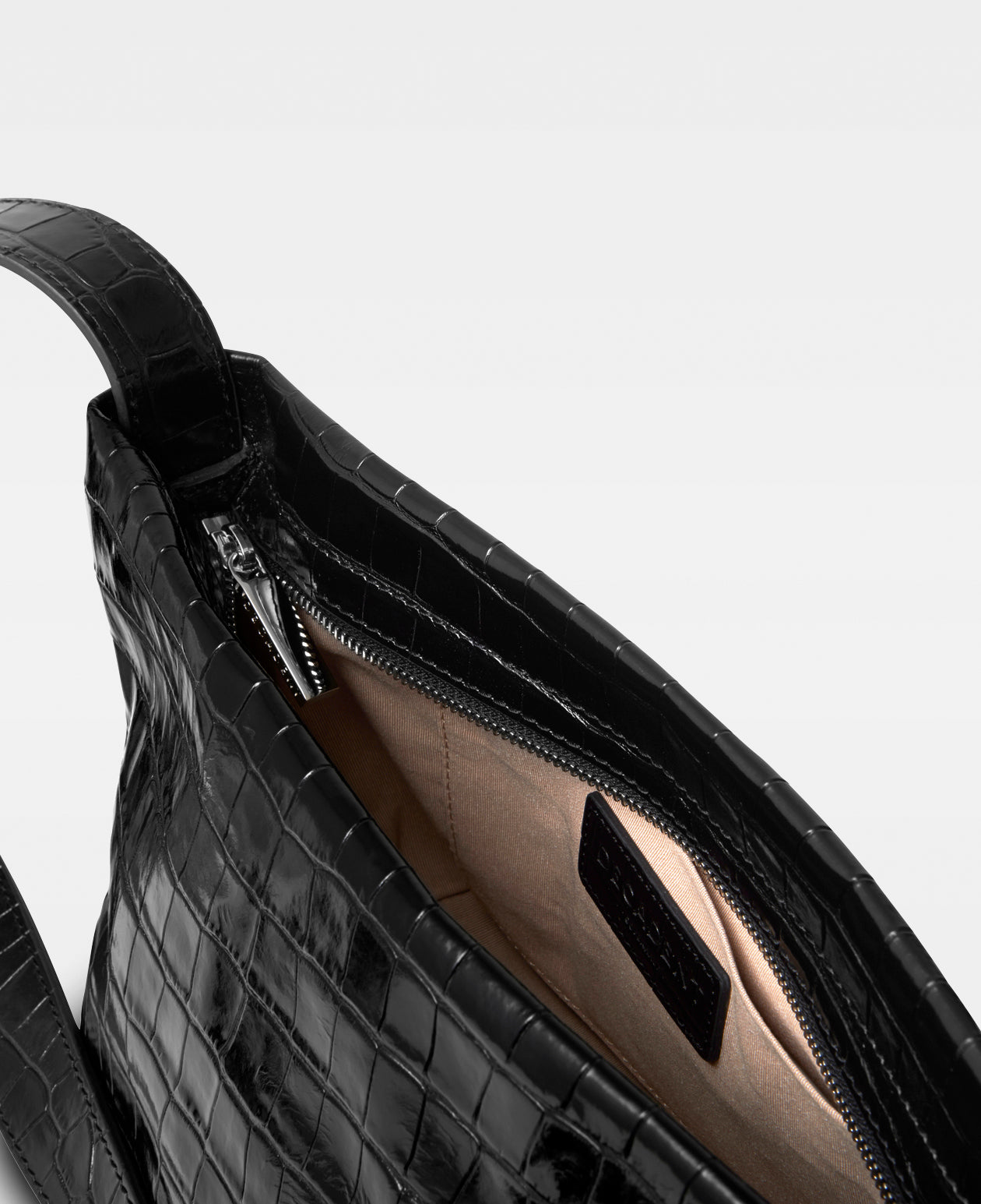 DECADENT COPENHAGEN FEO crossbody bag Crossbody Bags Croco Black