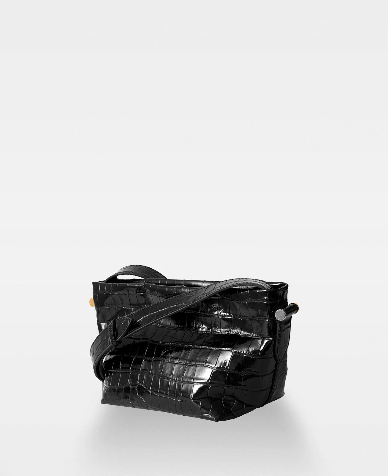 DECADENT COPENHAGEN FEO crossbody bag Crossbody Bags Croco Black