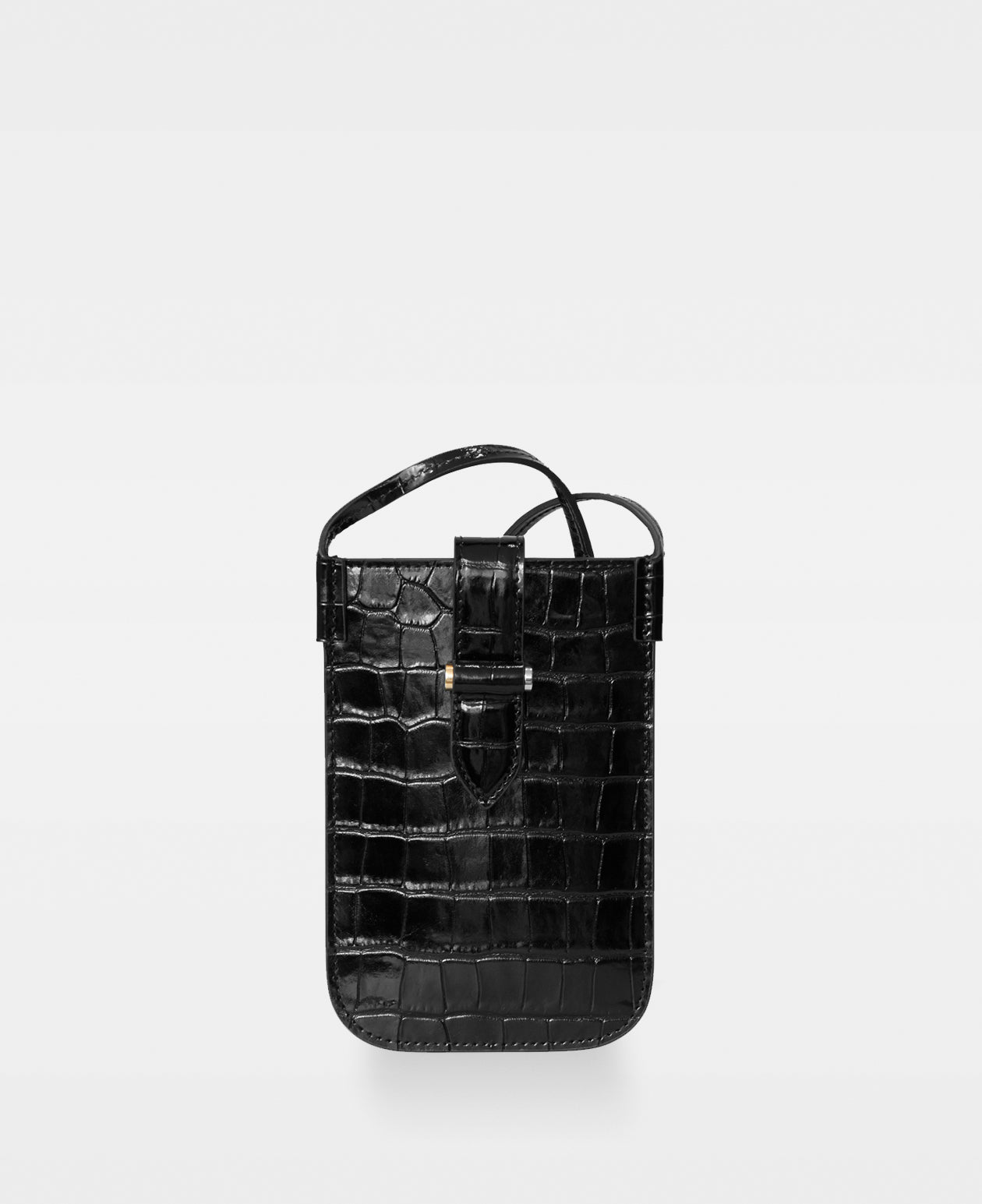 DECADENT COPENHAGEN FIONA mobile crossbody bag Crossbody Bags Croco Black