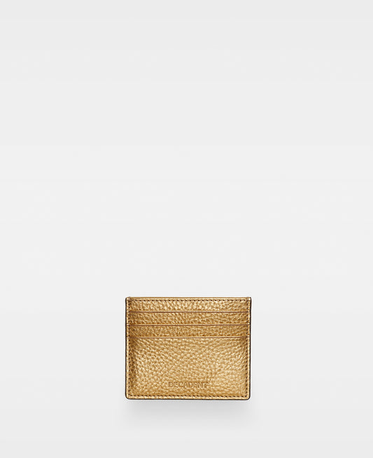 DECADENT COPENHAGEN ISLA card holder Card Holders Gold Metallic