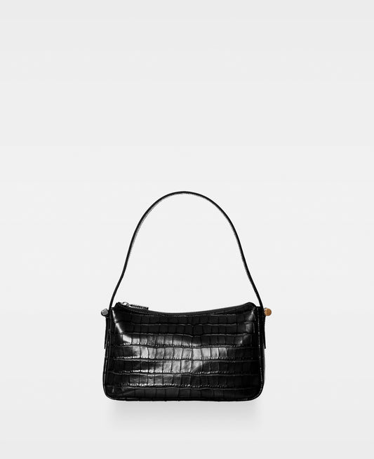 DECADENT COPENHAGEN JANINE shoulder bag Shoulder Bags Croco Black