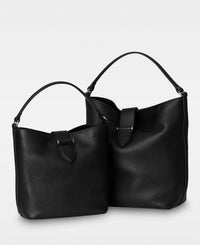 DECADENT COPENHAGEN LOIS bucket bag Top Handle Bags Black