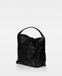 DECADENT COPENHAGEN LOIS woven bucket bag Top Handle Bags Black
