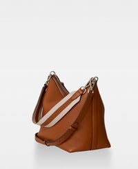 DECADENT COPENHAGEN MAGGIE big crossbody bag Crossbody Bags Cognac 