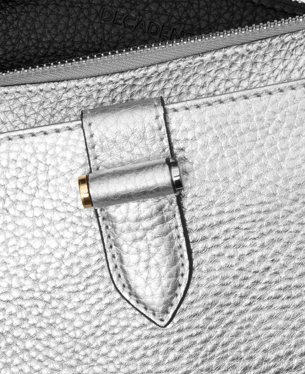 DECADENT COPENHAGEN MANDY purse Clutches Silver Metallic