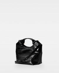 DECADENT COPENHAGEN MINNA small tote Tote Bags Croco Black