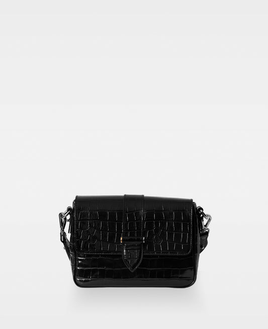 DECADENT COPENHAGEN NICKY crossbody bag Crossbody Bags Croco Black