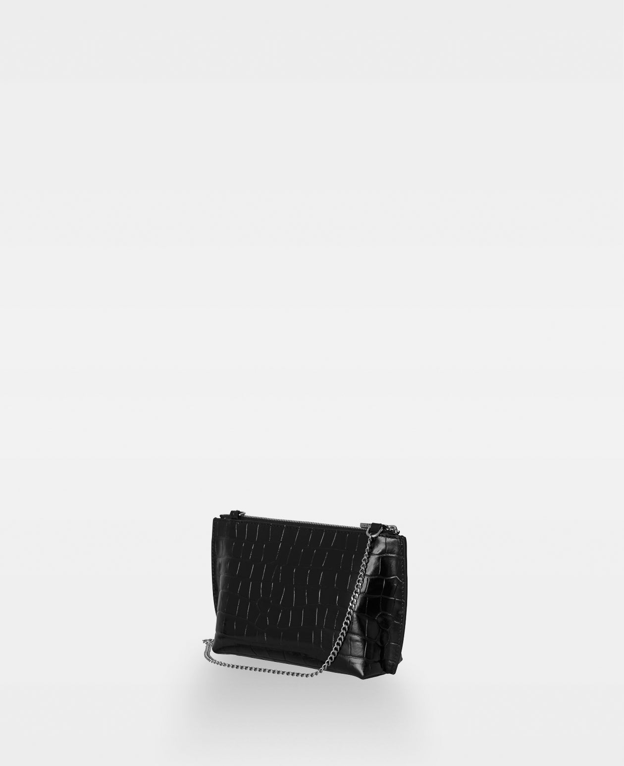 CROSSBODY BAG WITH CHAIN - Black