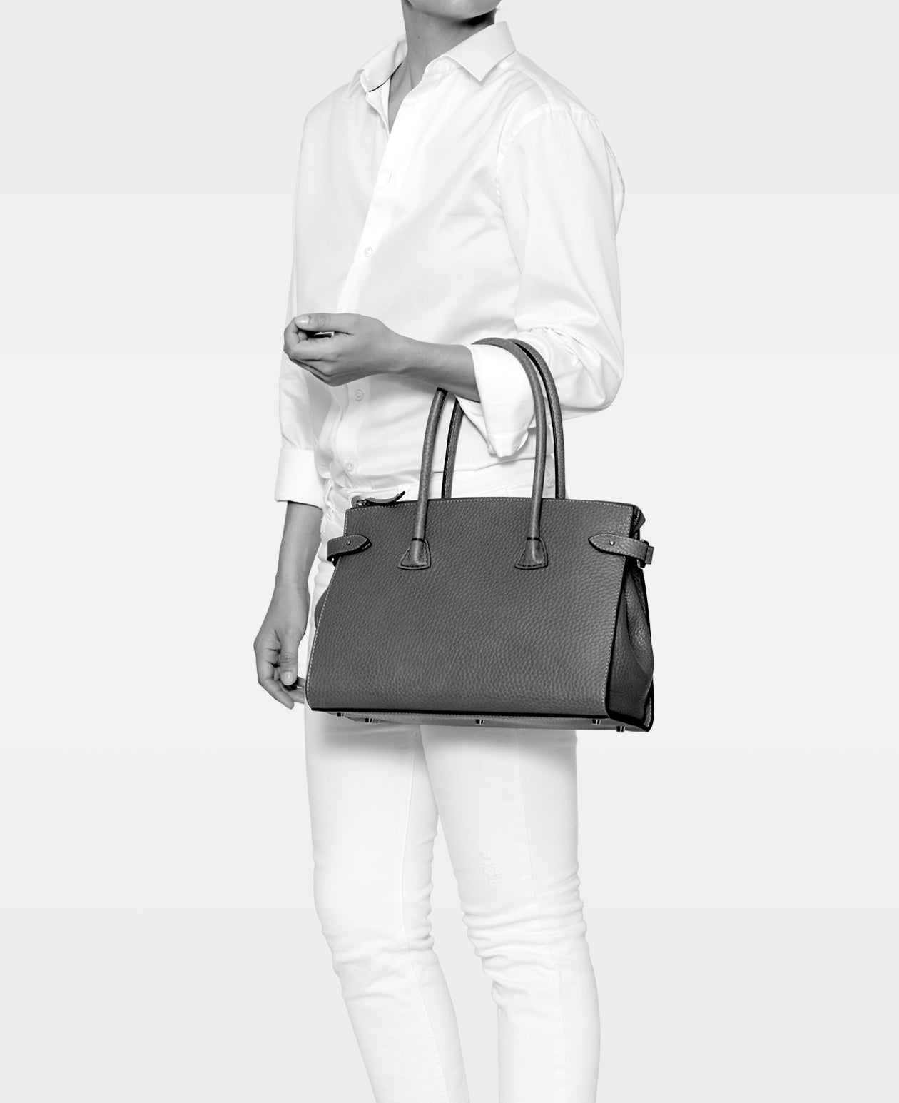 DECADENT COPENHAGEN SCARLET small shopper Shoppers Croco Black