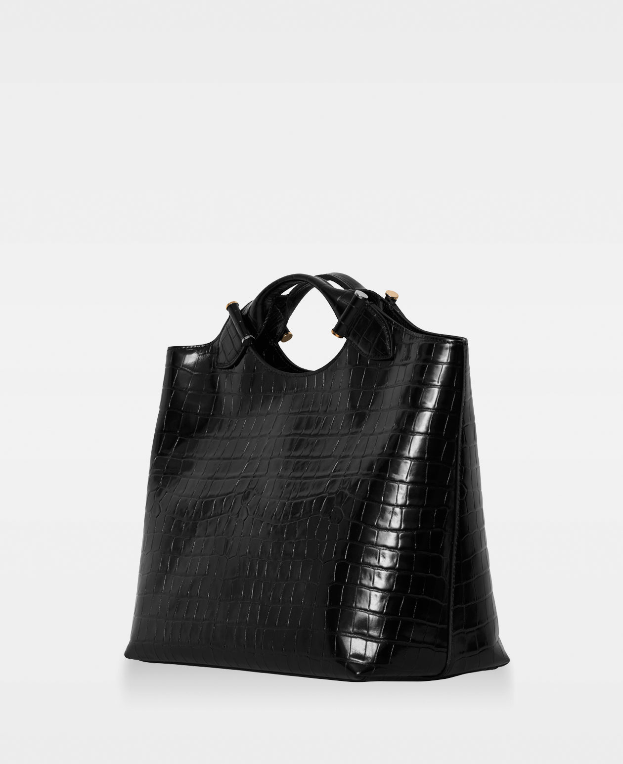 DECADENT COPENHAGEN STELLA big tote Tote Bags Croco Black