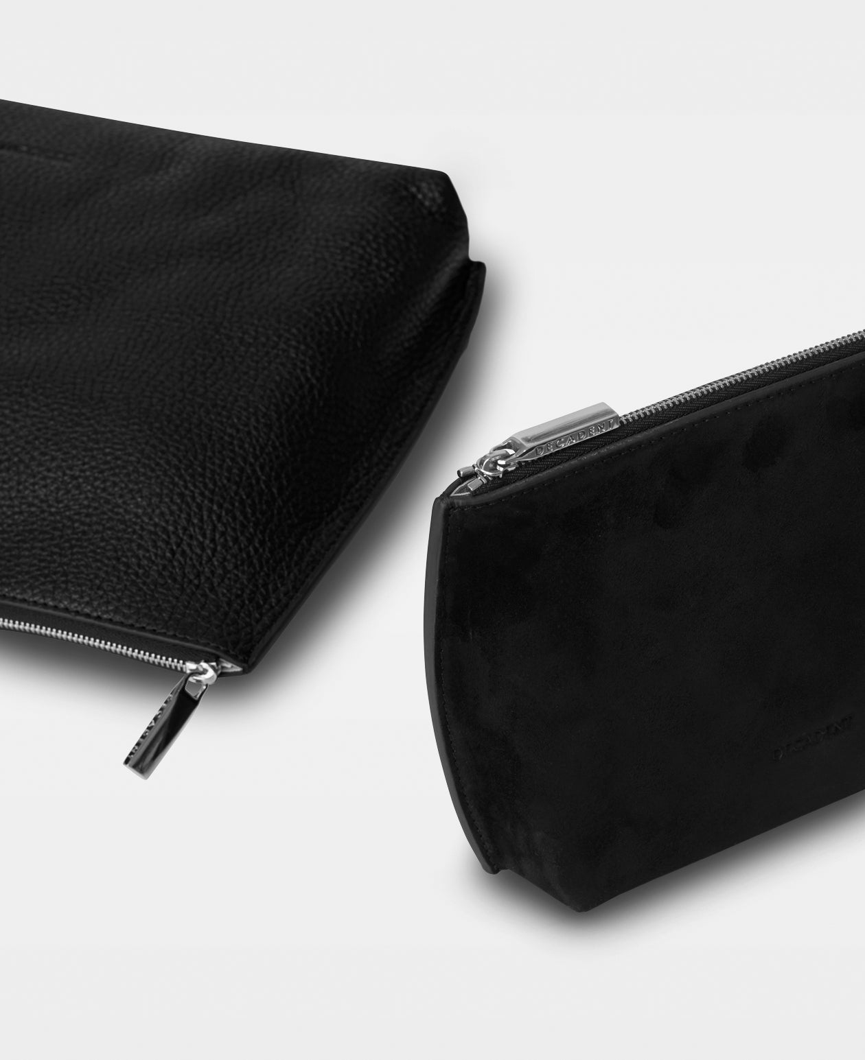 DECADENT COPENHAGEN TALLI small makeup bag Makeup Bags Suede Black