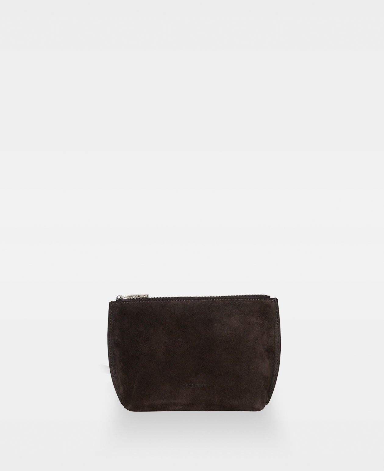 DECADENT COPENHAGEN TALLI small makeup bag Makeup Bags Suede Dark Brown