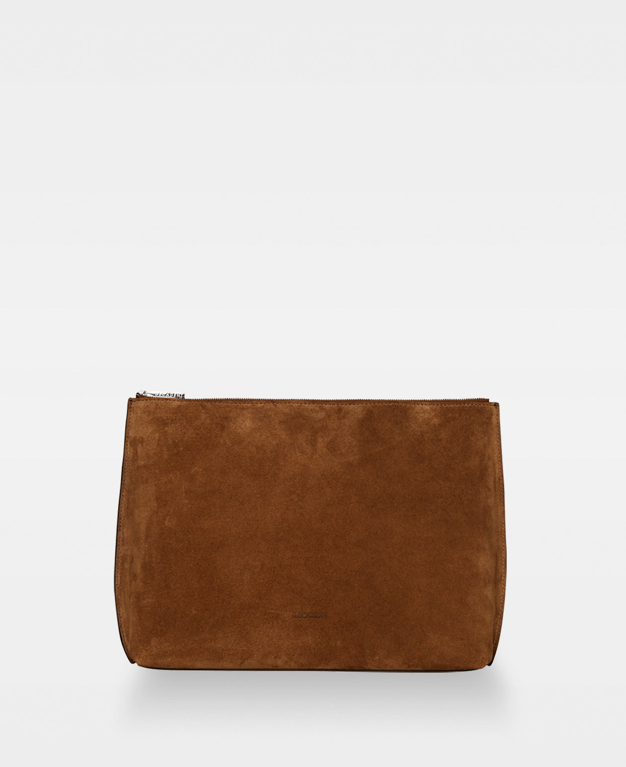DECADENT COPENHAGEN TAMRA big makeup bag Makeup Bags Suede Cognac