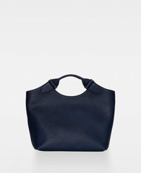 DECADENT COPENHAGEN TEDDY tote Tote Bags Navy 