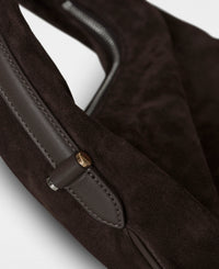 DECADENT COPENHAGEN TRACY small shoulder bag Shoulder Bags Suede Dark Brown