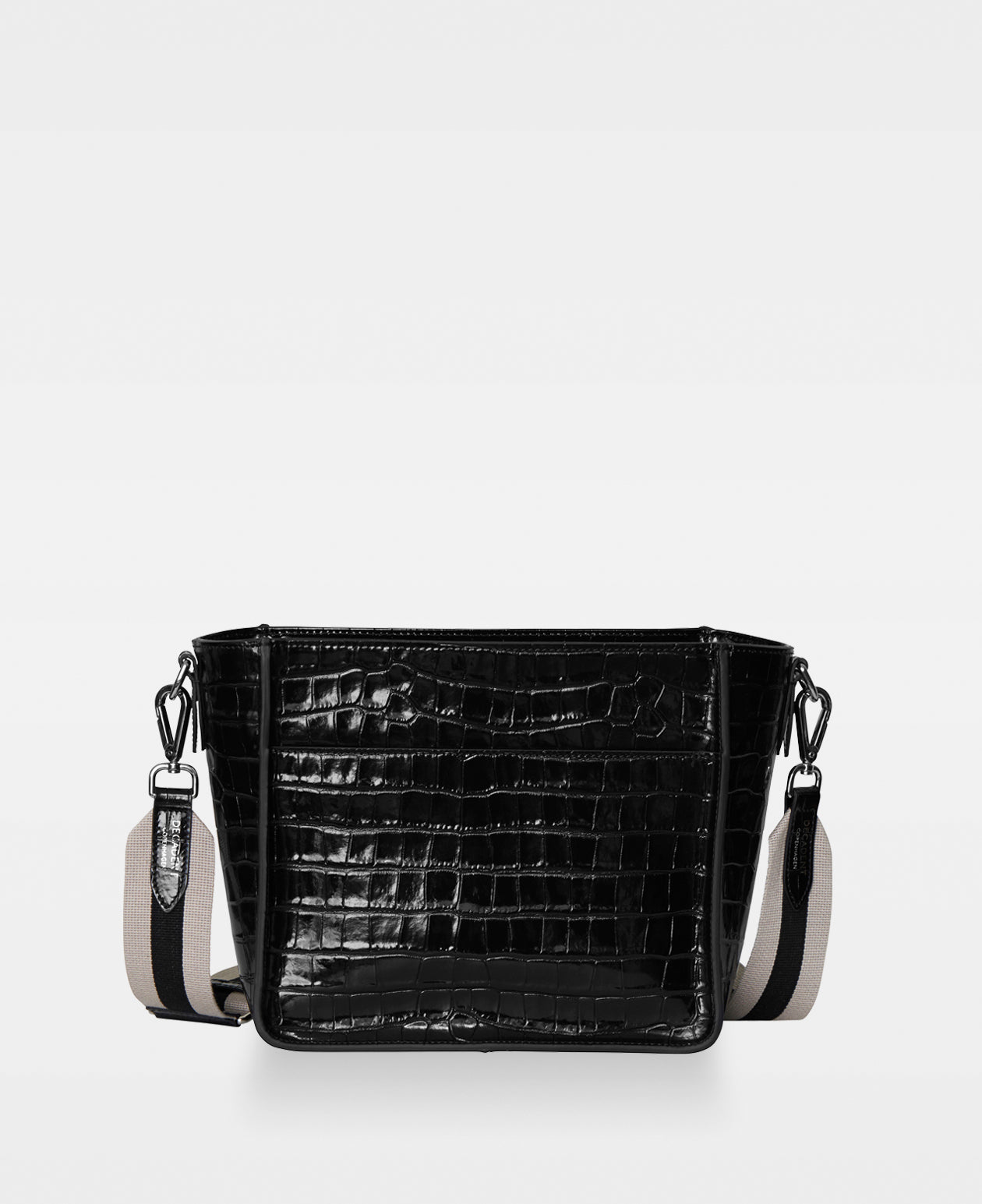 DECADENT COPENHAGEN VIVIAN small bucket bag Shoulder Bags Croco Black
