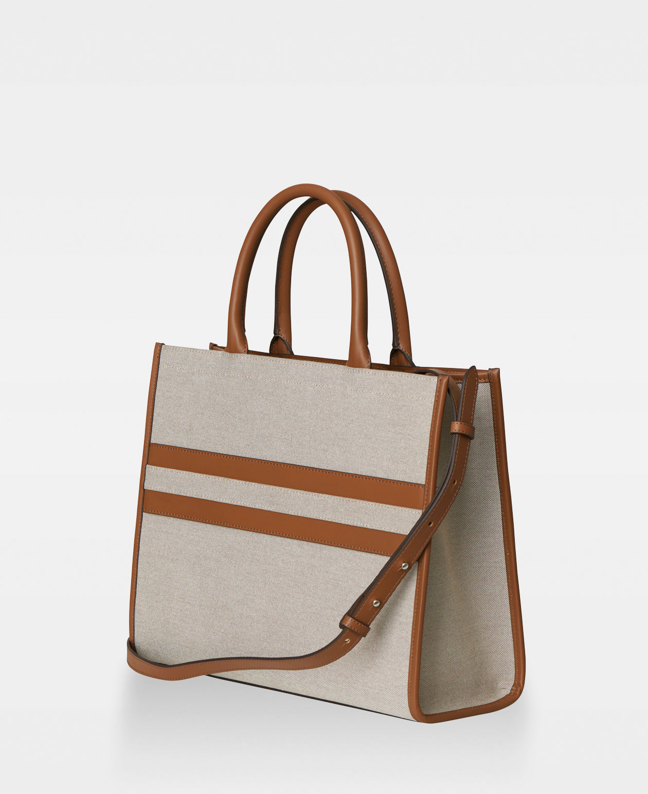 DECADENT COPENHAGEN WILLOW canvas tote Tote Bags Cognac 